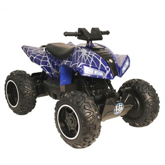 Детский электроквадроцикл T777TT синий-spider