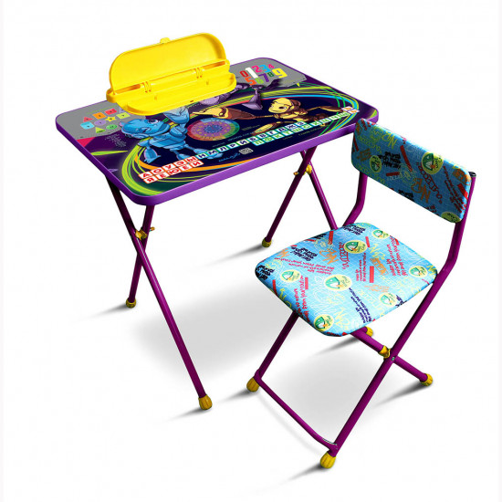 Комплект детской мебели "Роботы" цвет фиолетовый