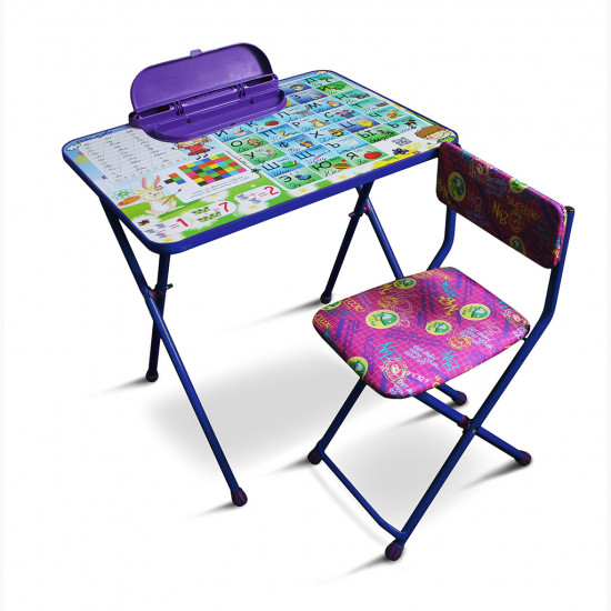 Комплект детской мебели "Умняшки первоклашки" цвет синий